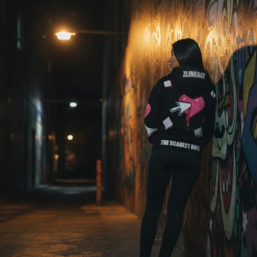 Scarlet Rose Hoodie