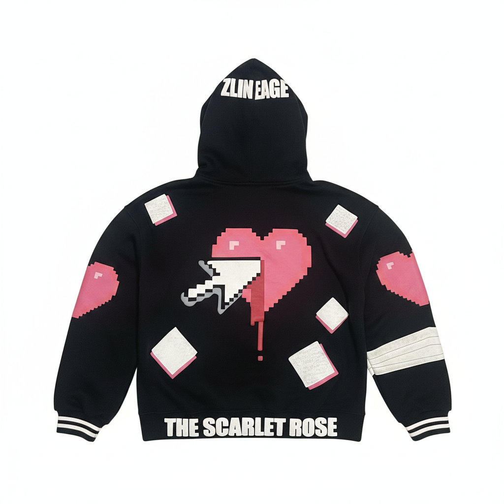 Scarlet Rose Hoodie